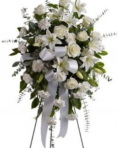 White Floral Spray